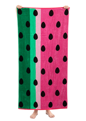 WW Double Jacquard Beach Towel Watermelon