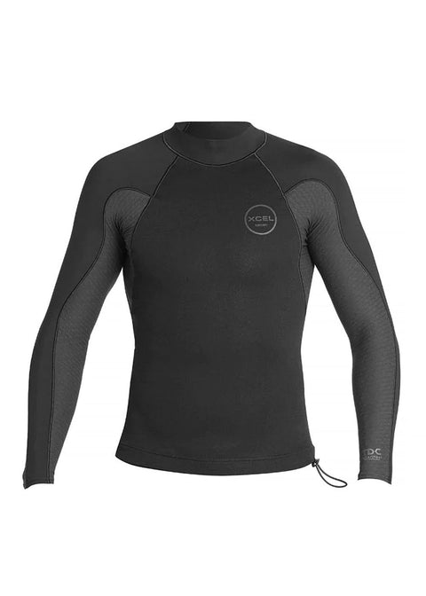 Xcel Mens Axis Neostitch 1mm 0.5mm MN416XC9 Long Sleeve Neoprene Top