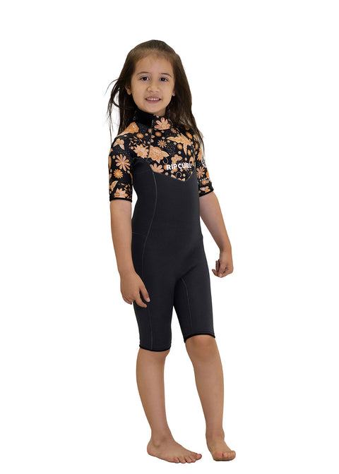 Rip Curl Girls Dawn Patrol BZ 2mm SS Spring Suit Wetsuit