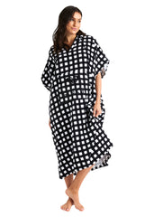 Roxy Womens Check Hooded Towel