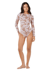 Rip Curl Womens Aloha State LS Lycra Full Piece Swimsuit