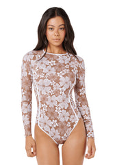 Rip Curl Womens Aloha State LS Lycra Full Piece Swimsuit