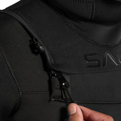 SALT Element Mens Chest Zip Hooded Steamer - 4/3mm
