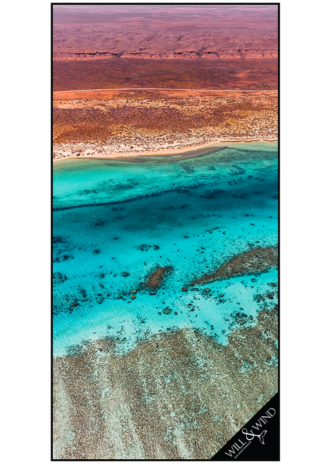 Will & Wind Ningaloo From Above Microfiber Towel