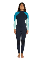 ONeill Womens Reactor II 3/2mm Back Zip Steamer Wetsuit