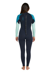 ONeill Womens Reactor II 3/2mm Back Zip Steamer Wetsuit